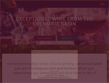 Tablet Screenshot of camascovecellars.com